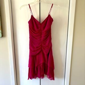 A.B.S. cocktail dark Pink dress size 8